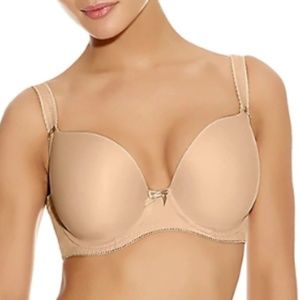 Freya Deco Plunge Bra UK 32GG Nude